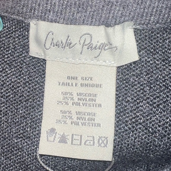 Charlie paige- grey and black top - Picture 5 of 6